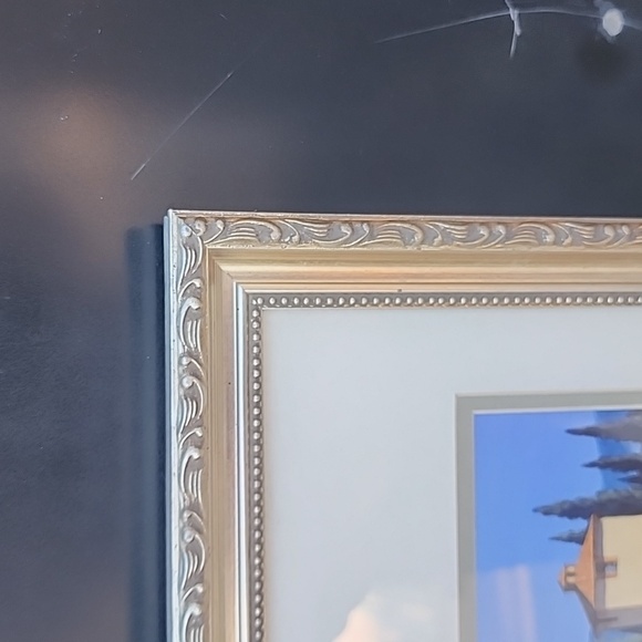 David Short Art Sunflower Tuscany Customed Framed by Hooby Looby 16" L X 13" W - Picture 2 of 6